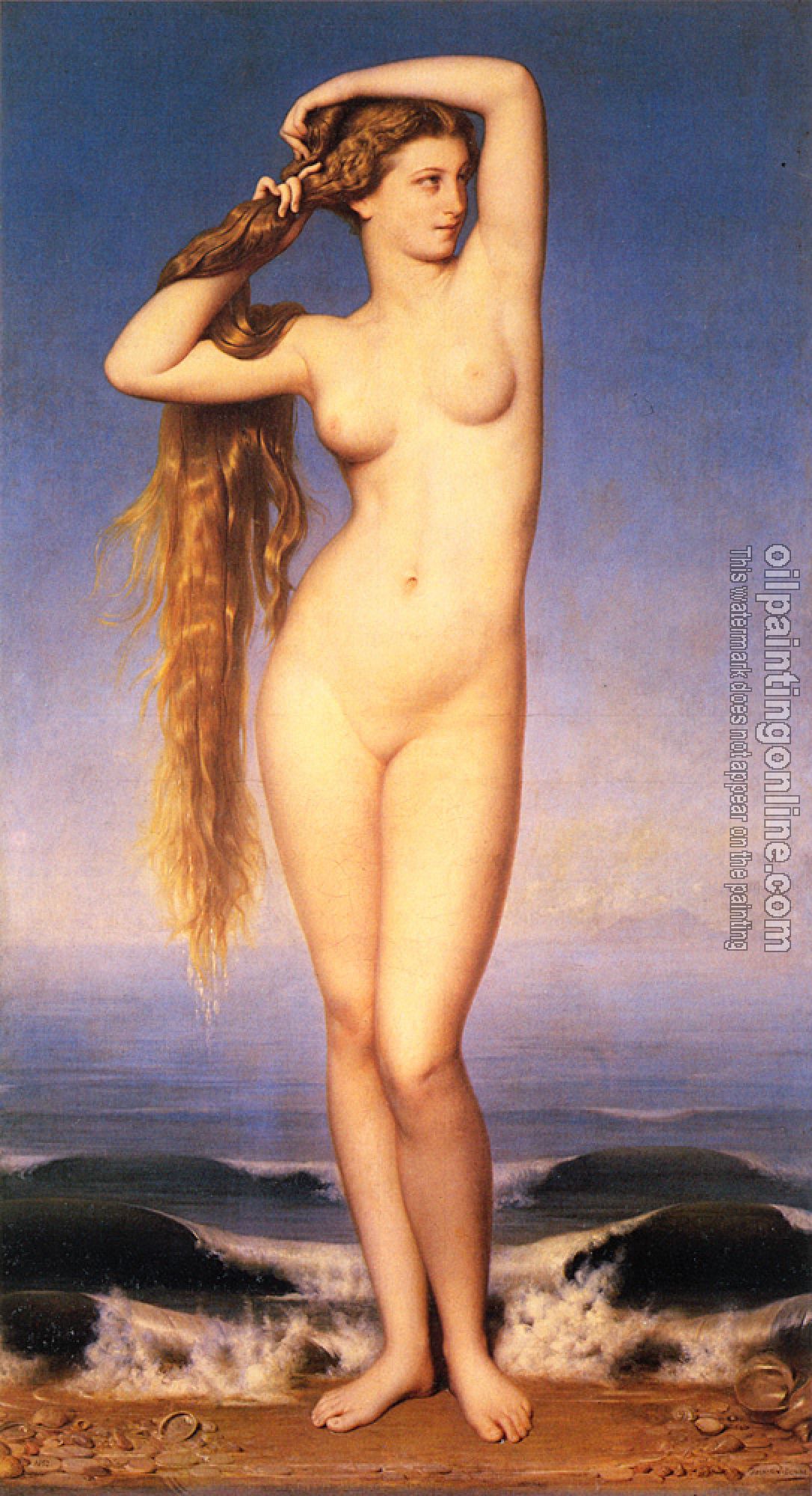Amaury-Duval, Eugene-Emmanuel - La Naissance de Venus( The Birth of Venus)